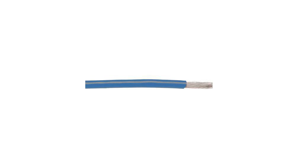 1858 Series Blue 1.3 mm² Hook Up Wire, 16 AWG, 19/0.29 mm, 30m, PVC Insulation